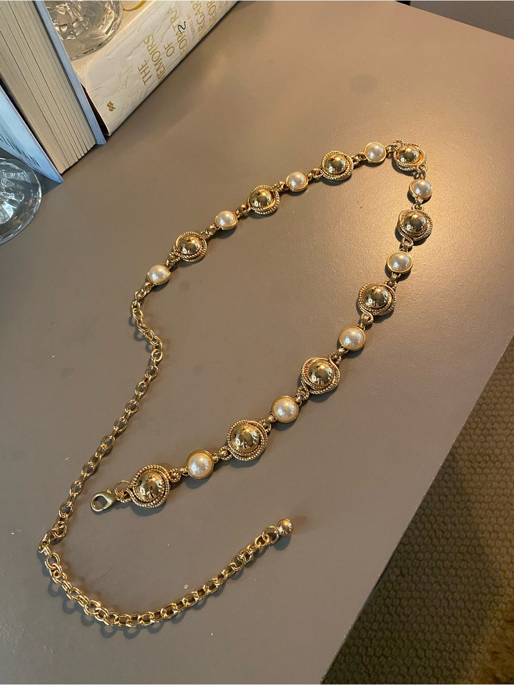 Gold and Pearl Women's Belt/NWOT